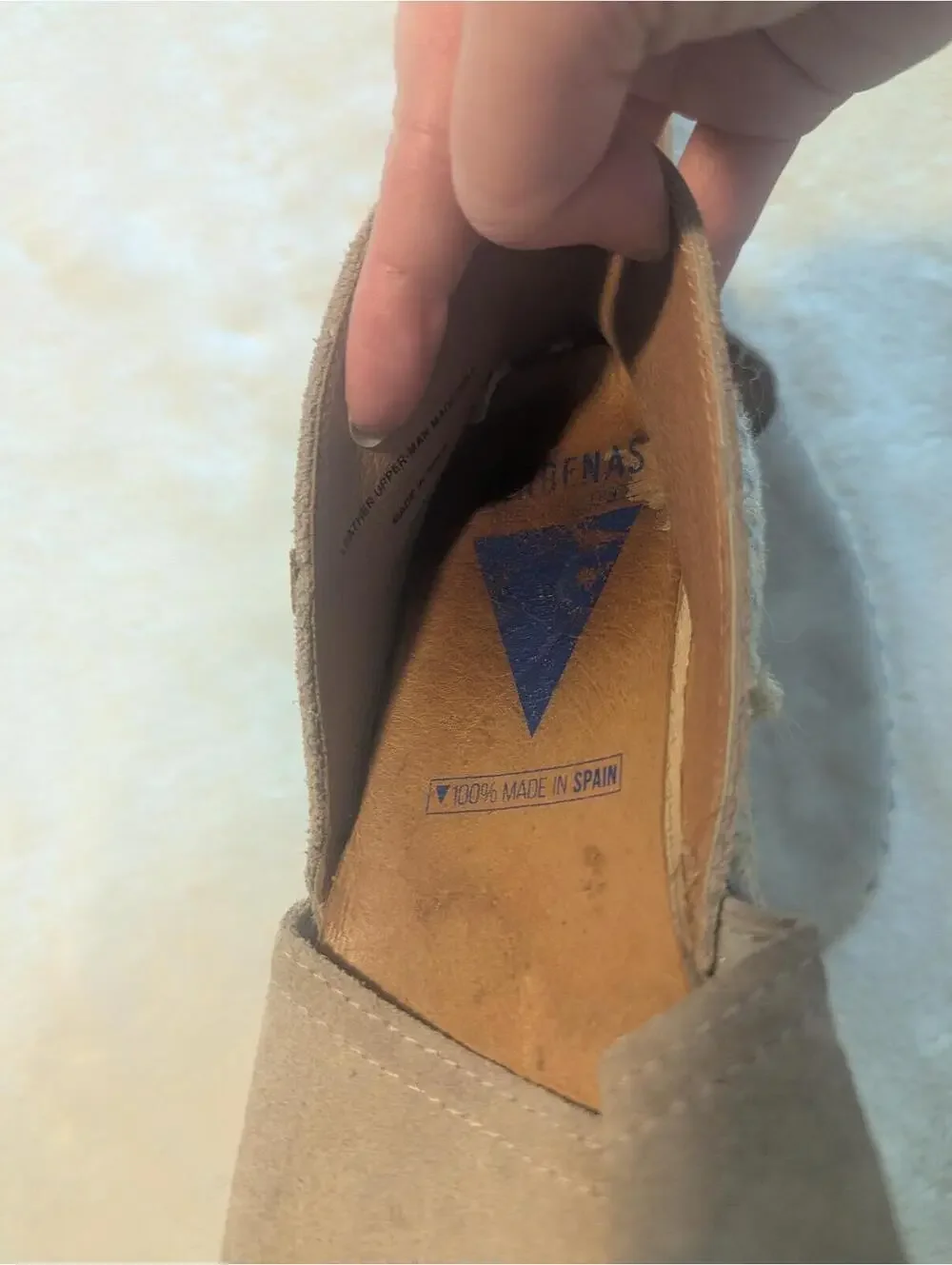 Verbenas Suede Espadrille Shoes Made in Spain